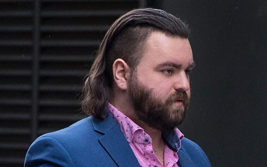 Andrew Dymock outside court.