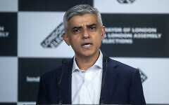 Labour's Sadiq Khan speaks after he was declared as the next Mayor of London at City Hall, London. Picture date: Saturday May 8, 2021. Labour's Sadiq Khan speaks after he was declared as the next Mayor of London at City Hall, London. Picture date: Saturday May 8, 2021.