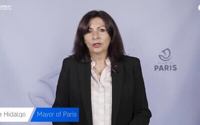 Anne Hidalgo, mayor of Paris, was among the speakers at the event (Photo: Crif)