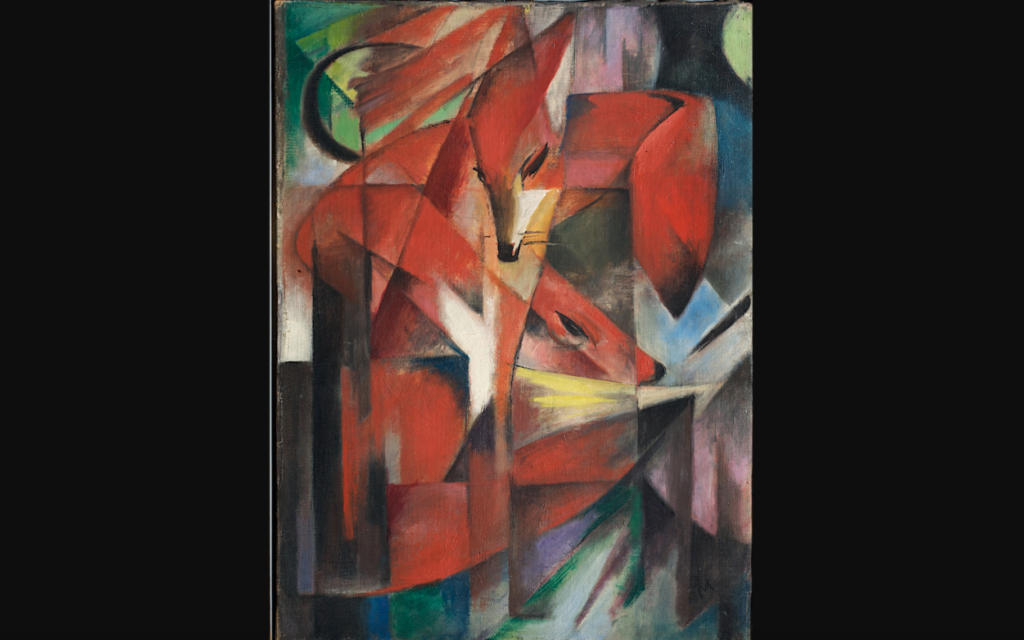 "The Fox" by Franz Marc (Wikimedia Commons via JTA)