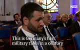 Zsolt Balla, Germany's first military rabbi in a century