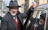 File photo dated 07/04/21 of George Galloway during the launch of the Alliance 4 Unity party's manifesto for the Scottish Parliamentary election, outside the reflexblue studio, Glasgow. Issue date: Tuesday May 4, 2021.