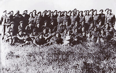 The only photo of the full X Troop with dog mascot (courtesy of Masters Family Collection)