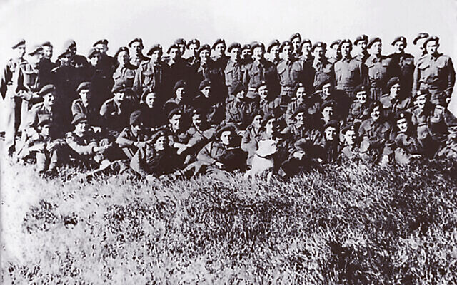 The only photo of the full X Troop with dog mascot (courtesy of Masters Family Collection)