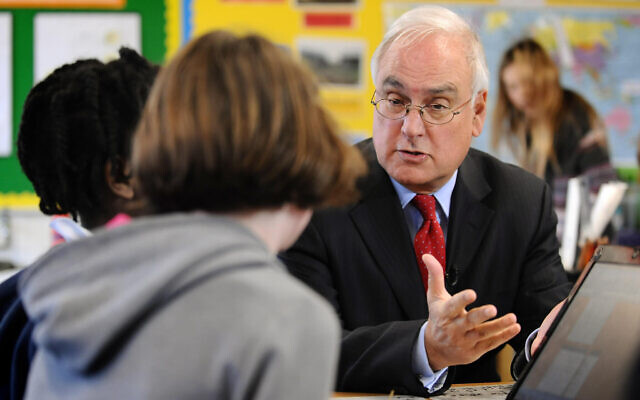 Former Ofsted Chief Inspector Sir Michael Wilshaw has taken over at JFS