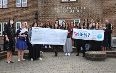 Money raised over the past weekend will go towards essential roof repairs (Image: Wolfson Hillel Primary School)