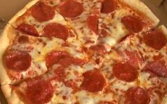 The student was forced to eat a pizza topped with pepperoni, which contains pork (Photo: Cleveland 19 News) The student was forced to eat a pizza topped with pepperoni, which contains pork (Photo: Cleveland 19 News)