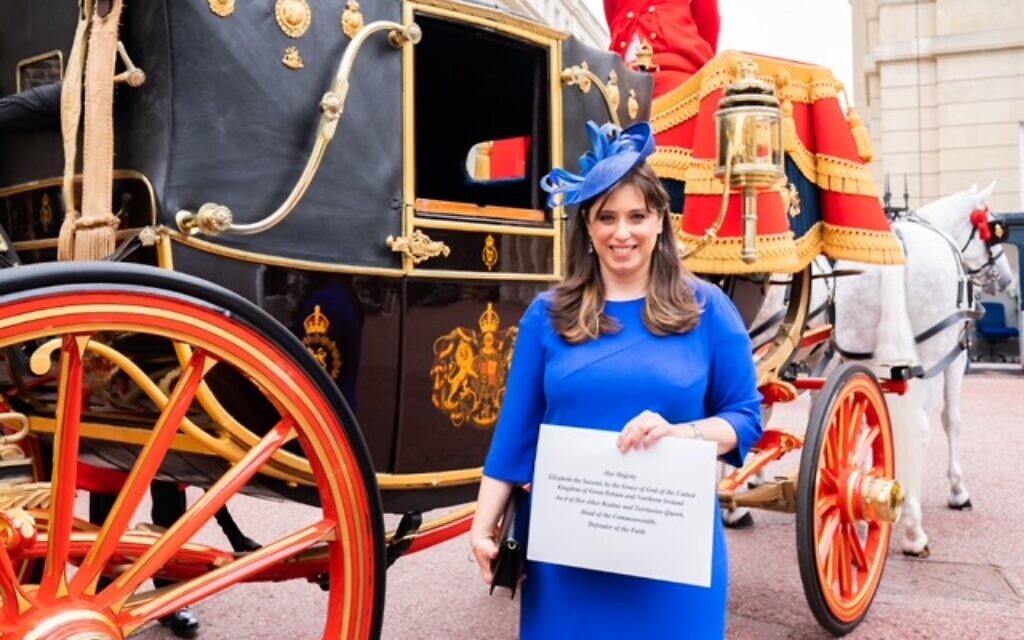 Tzipi Hotovely at Buckingham Palace while presenting her credentials to the Queen  (Tammy Kazhdan- MART Photography)