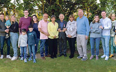Zigi Shipper’s family portrait taken in stages and later pieced together by a graphic artist. Credit: Arthur Edwards Zigi Shipper’s family portrait taken in stages and later pieced together by a graphic artist. Credit: Arthur Edwards