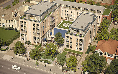 Artist’s impression of the BNJC development on New Church Road, Hove