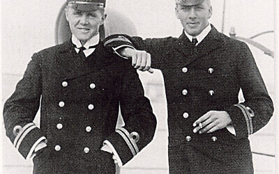 Admiral Sir Max Horton (left) while serving in the Baltic