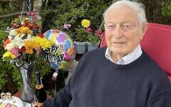 Tributes have been paid to Rudi Leavor, pictured on his birthday, after he passed away aged 95