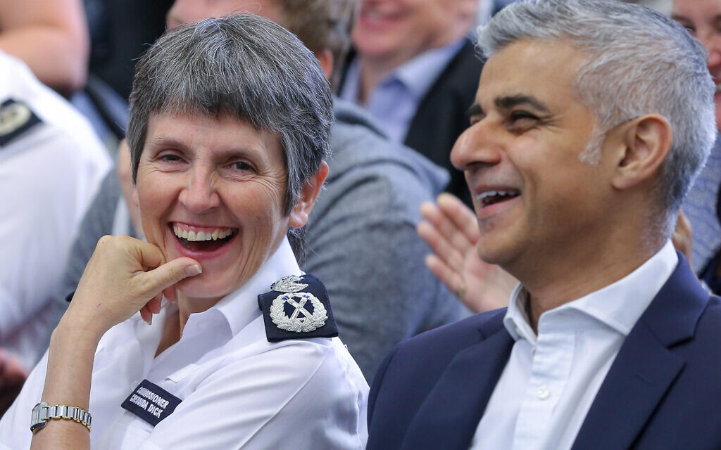 Met Police Commissioner, Cressida Dick and The Mayor of London, Sadiq Khan