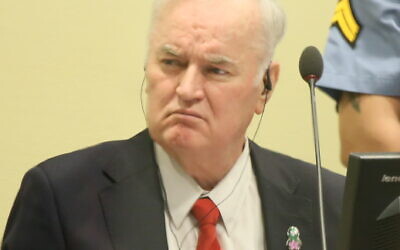 - Ratko Mladić, former commander of the Bosnian Serb Army, at his trial judgement at the ICTY. (Wikipeida/  Author UN International Criminal Tribunal for the former Yugoslavia. Source:  https://www.flickr.com/photos/icty/26801740889/ / Attribution 2.0 Generic (CC BY 2.0) /
