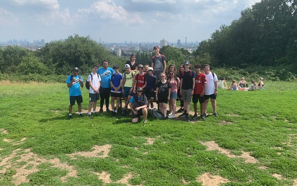 A group of sixteen-year-olds doing their National Citizenship Service are among those to have helped raise nearly £6,000 for JWA