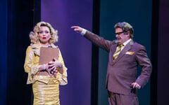 Rita Simons with Dermot Canavan in Hairspray. Credit: Tristram Kenton