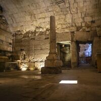 The 2000-year-old building was recently excavated (Photo: Israel Antiquities Authority)