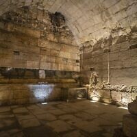 It is believed to have been a reception room for dignitaries (Photo: Israel Antiquities Authority)