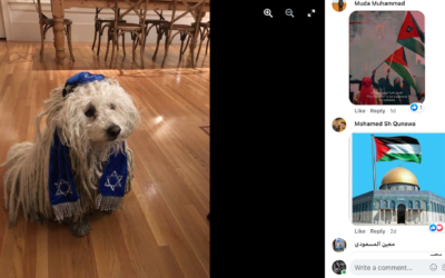 Mark Zuckerberg's post of his dog drew thousands of angry comments. (Screenshot)