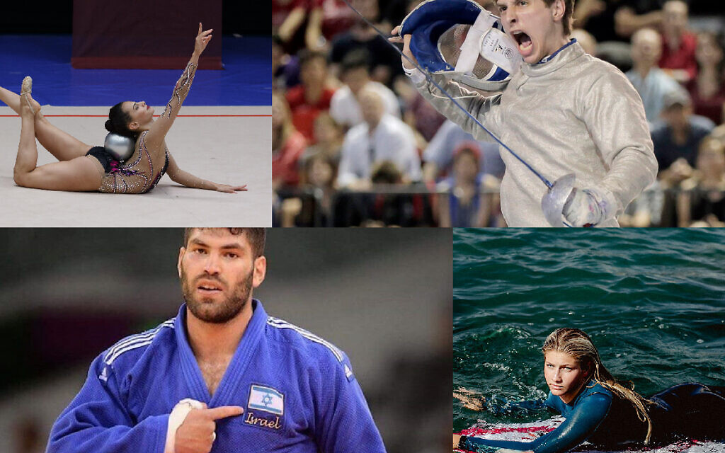 Linoy Ashram, Eli Dershwitz, Or Sasson and Anat Lelior, Israeli competitors at the last Olympics