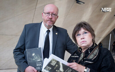 Jan Grabowski and Barbara Engelking (Photo: Claims Conference)