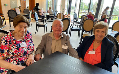 Miriam, Ralph and Avril at The Ronson Family Community Centre at Sandringham