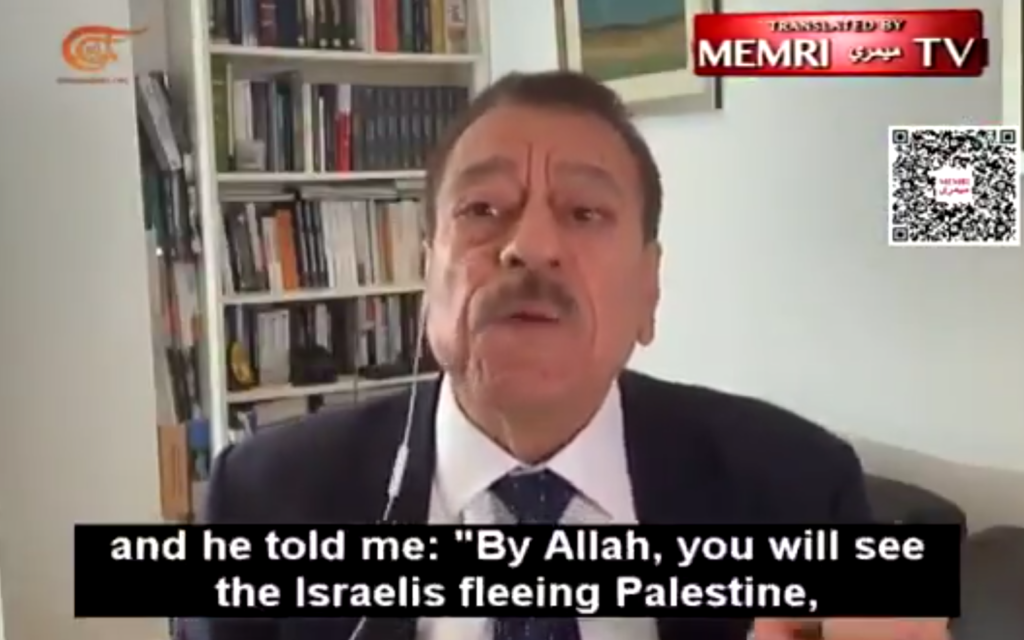 Abdel Bari Atwan, speaking on Lebanese TV