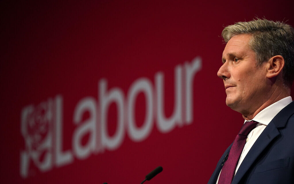 Labour party leader Sir Keir Starmer delivers his keynote speech at the Labour Party conference in Brighton. Picture date: Wednesday September 29, 2021.