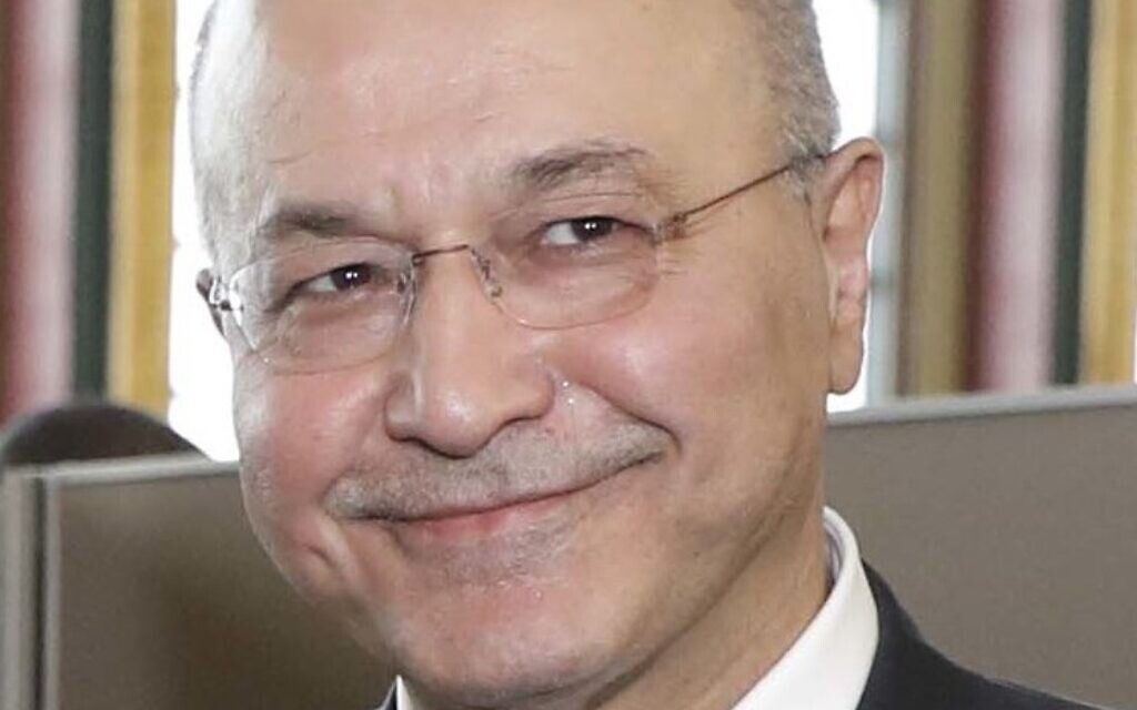 Iraqi President Barham Salih (Wikipedia/Source:Communications Division of the Administration of the President of Georgia/ Author: Giorgi Abdaladze, Official Photographer of the Administration of the President of Georgia/(CC BY-SA 4.0))