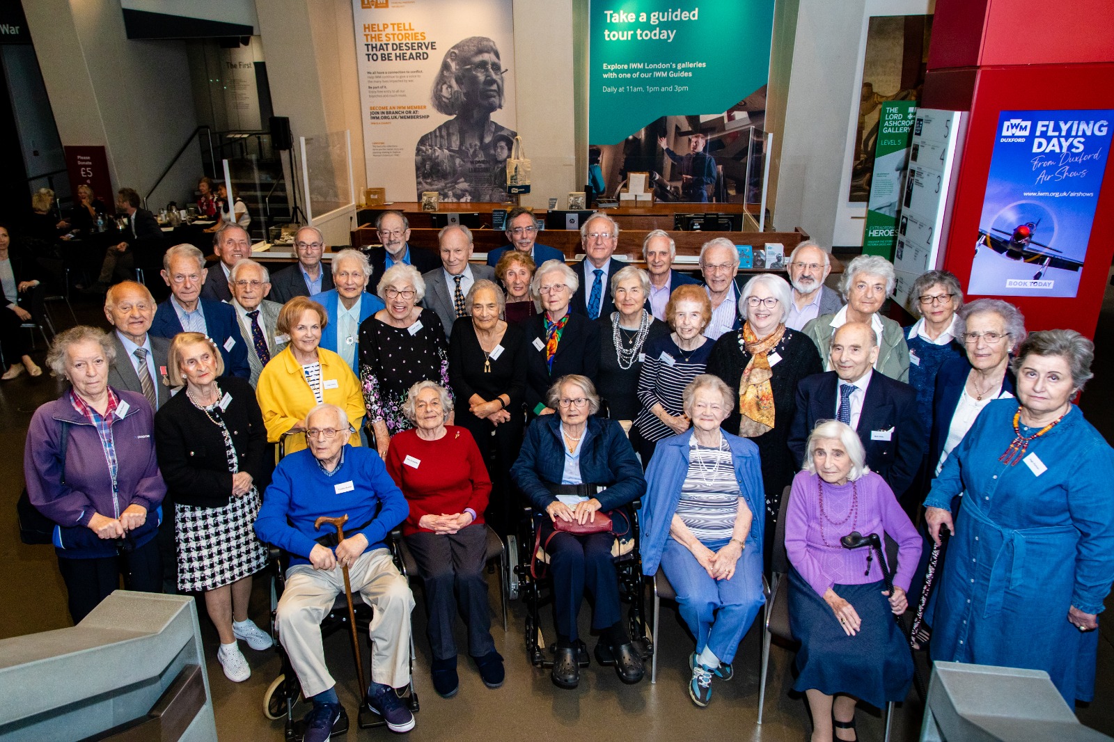 Holocaust survivors gather at the Jewish News sponsored event (© Derryn Vranch / Royal Photographic Society)