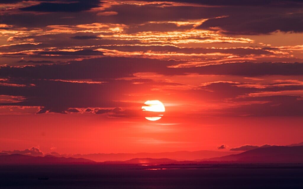 Sunset (Photo by Jason Blackeye on Unsplash)