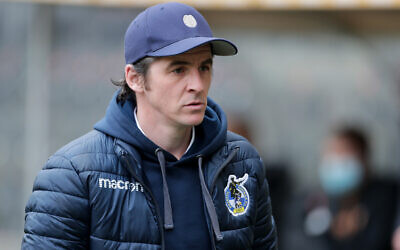 File photo dated 06-03-2021 of Bristol Rovers Manager, Joey Barton during the Sky Bet League One match at the KCOM Stadium, Kingston upon Hull. Joey Barton has apologised for comments he made comparing a poor Bristol Rovers performance to the Holocaust.
