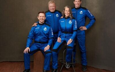 Actor William Shatner will fly onboard New Shepard NS-18 along with Audrey Powers, Blue Origin's Vice President of Mission & Flight Operations, and crewmates Chris Boshuizen and Glen de Vries, which is scheduled to lift off from Launch Site One in Texas on October 13, 2021. Shatner, who originated the role of "Captain James T. Kirk" in 1966 for the television series Star Trek, has long wanted to travel to space and will become the oldest person to have flown to space. Photo by Blue Origin/UPI Credit: UPI/Alamy Live News