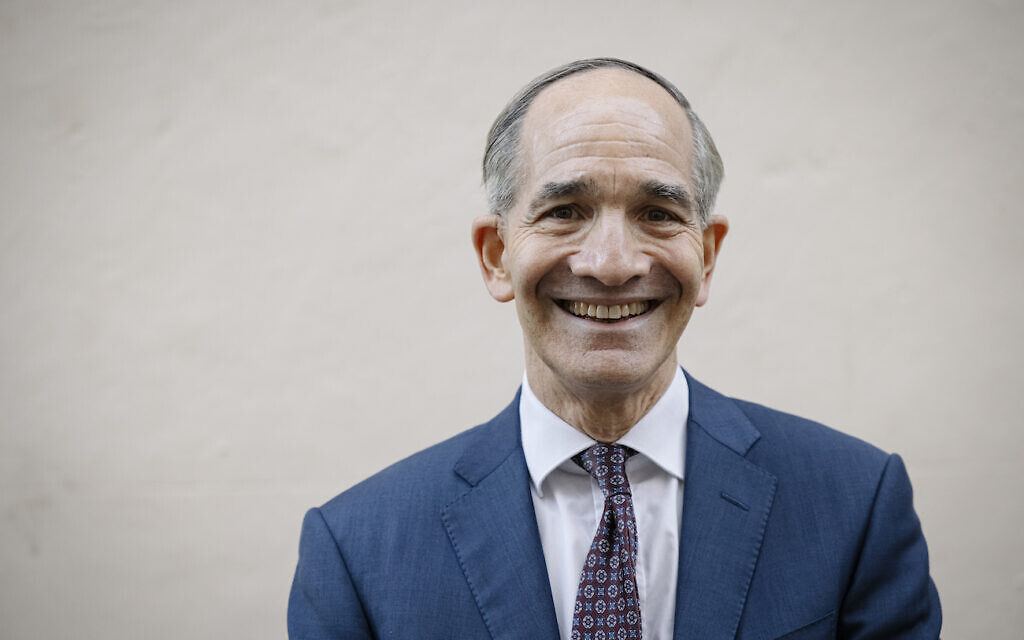 Michael Meyer OBE poses for a portrait after receiving The Queen’s Badge of Honour in a ceremony at St James’s Palace. The Queen’s Badge of Honour is the British Red Cross’s highest honour, and only 30 people may hold it at any one time. It is awarded for exceptional service of the highest order to the Society or to the International Red Cross and Red Crescent Movement. The three recipients takes the total holders of the Queen’s Badge of Honour to 18. HRH Princess Alexandra was awarded the Queen’s Badge of Honour in 1974. Photo credit: Rob Pinney/British Red Cross