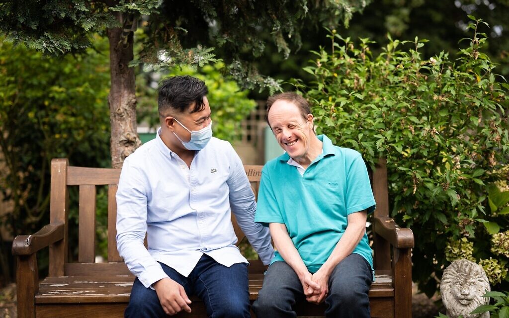 Norwood service user and carer ((C) Blake Ezra Photography Ltd. 2021)