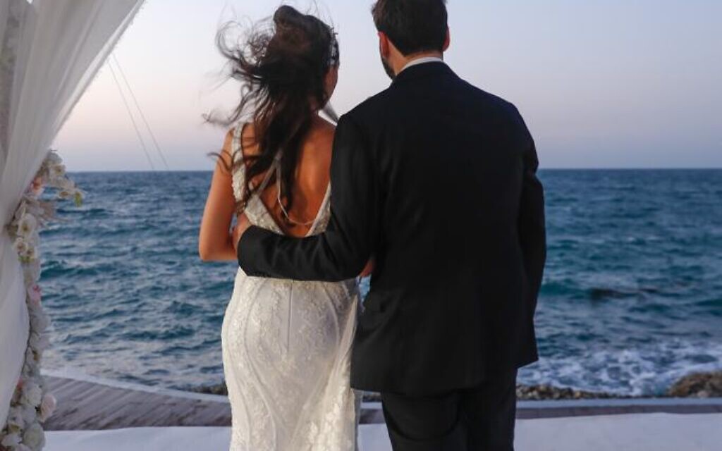 The couple were married at a Manama hotel on Sunday