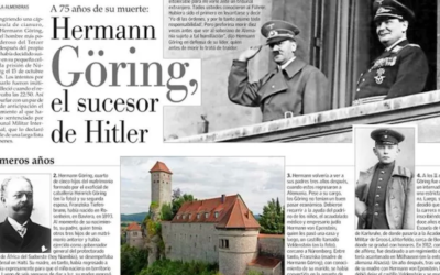 The Oct. 24, 2021 edition of Chile's El Mercurio newspaper featured an article on Hermann Göring. (Screenshot)