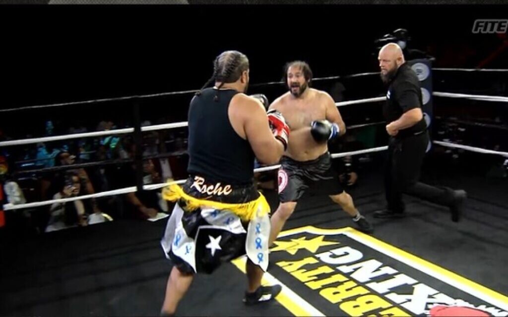 Rabbi Shlomo Zalman in the ring