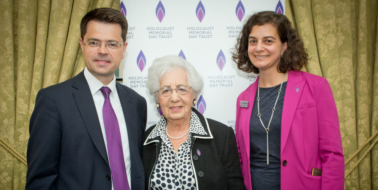 James Brokenshire with Helen Aronson and Olivia Marks-Woldman (HMDT)