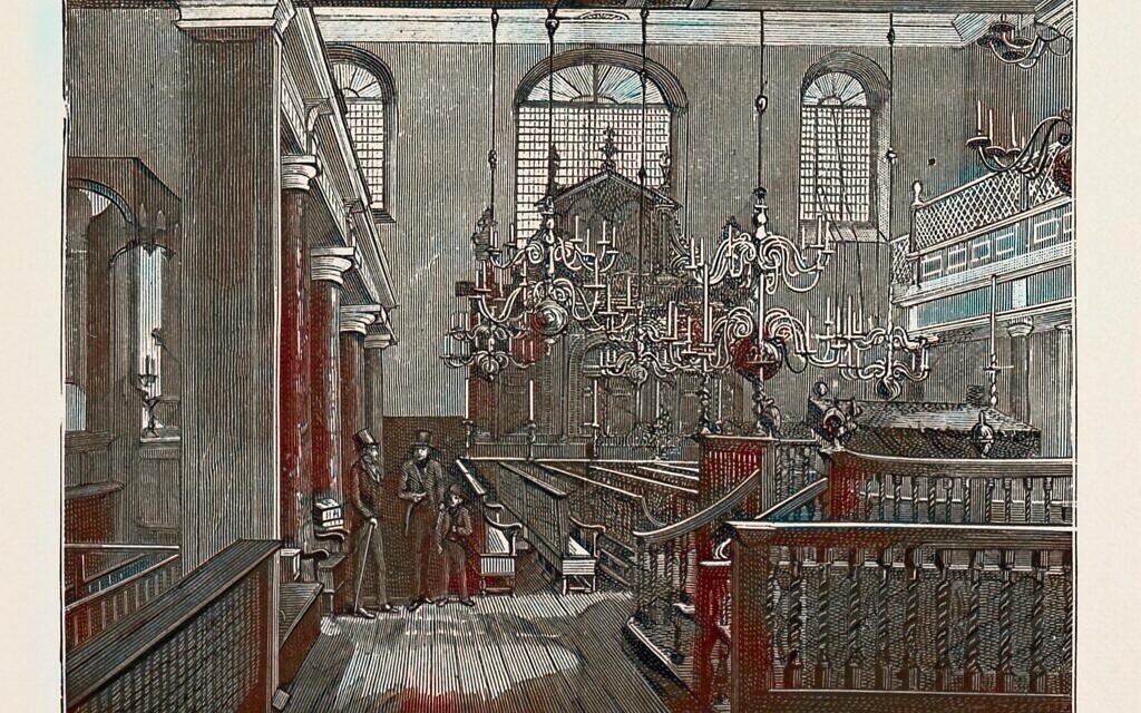 RANXP5 BEVIS MARKS SYNAGOGUE, 1889.