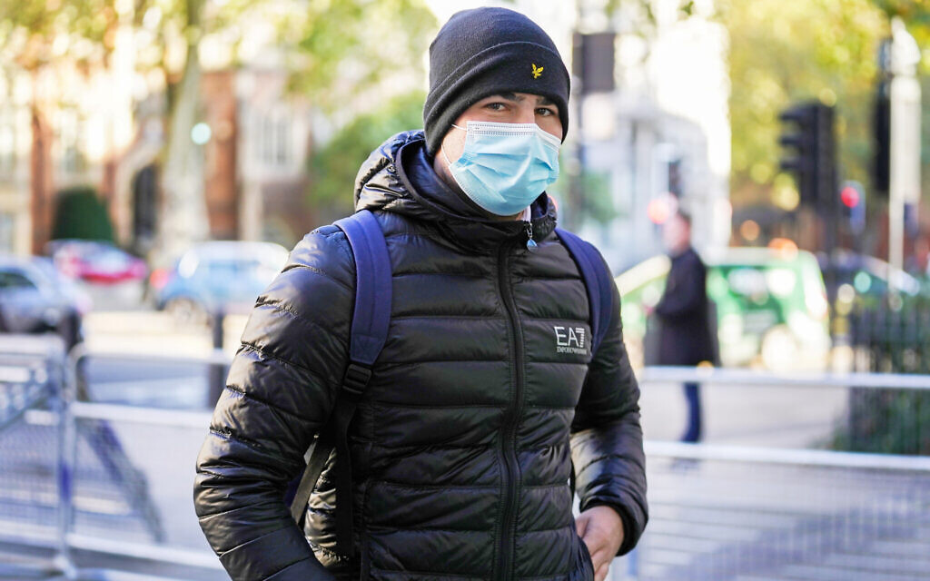 Nathan Blagg arriving at Westminster Magistrates' Court, London, for sentencing after he admitted seven counts of sending offensive messages by public communication network. Picture date: Friday November 5, 2021.