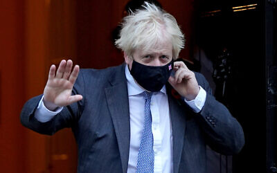 Prime Minister Boris Johnson departs 10 Downing Street, London.