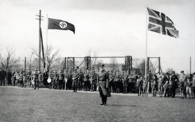 Photo issued by Durham University of Pupils and staff at the Napola in Ballenstedt prepare for a football match with a public school team from the UK, spring 1937. Top Nazi schools held exchanges with 'model' English counterparts, forging close links with British boarding schools in the 1930s and using the likes of Eton, Harrow and Winchester as models, a new book reveales. Dr Helen Roche, of Durham University, has written 'The Third Reich's Elite Schools - A History Of The Napolas' based on research from 80 archives in six countries and witness testimonies from more than 100 former pupils. Issue date: Tuesday November 16, 2021.