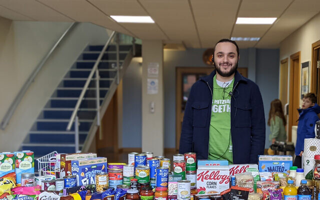 Food Collection with SAMS member Harry Sassoon