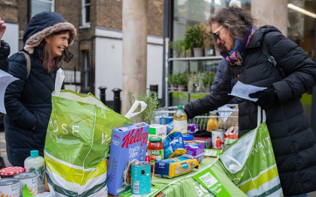 Hampstead Synagogue collections outside supermarkets Hampstead Synagogue collections outside supermarkets