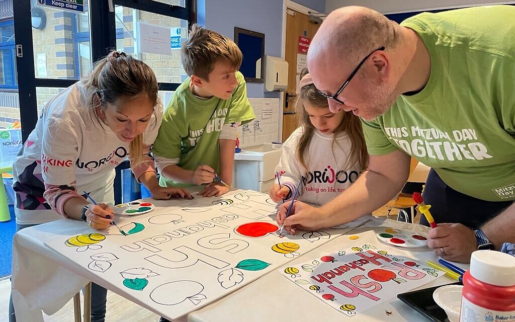 Kennedy Leigh mural Mitzvah Day Kennedy Leigh mural Mitzvah Day