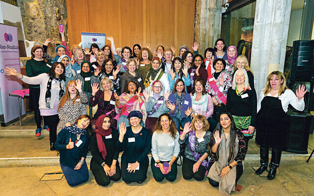 Fifty Jewish and Muslim women at the Nisa-Nashim annual retreat