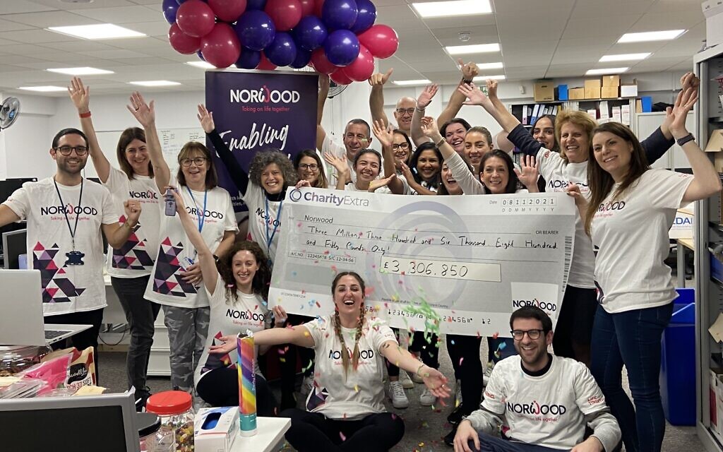 Norwood raised the sum in 36 hours