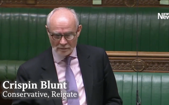 Crispin Blunt MP has announced he is standing down at next general election 3 May 2022 (Jewish News)