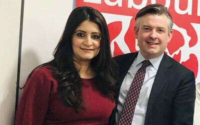 Shabina Asad Qayyum with Labour MP John Ashworth